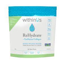 WithinUs- ReHydrate + TruMarine® Collagen WATERMELON LIME